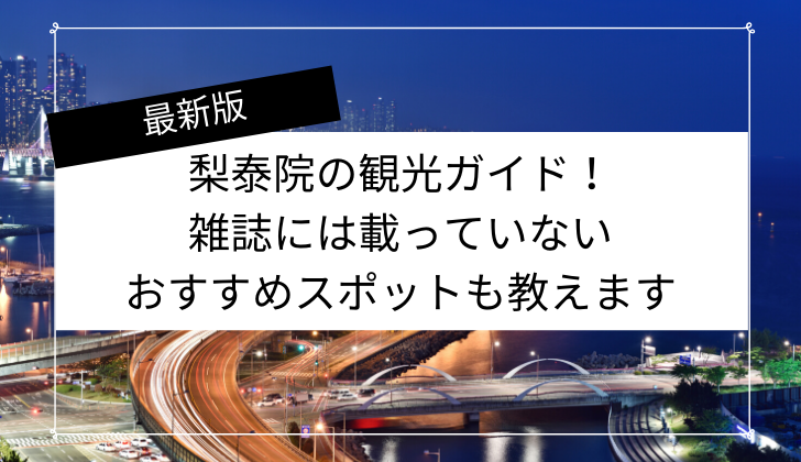 梨泰院 イテウォン の観光ガイド 雑誌には載っていないおすすめスポットも教えます