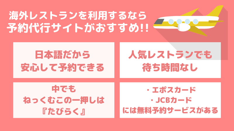 日本語ok 海外レストランの予約代行サイトおすすめ6選